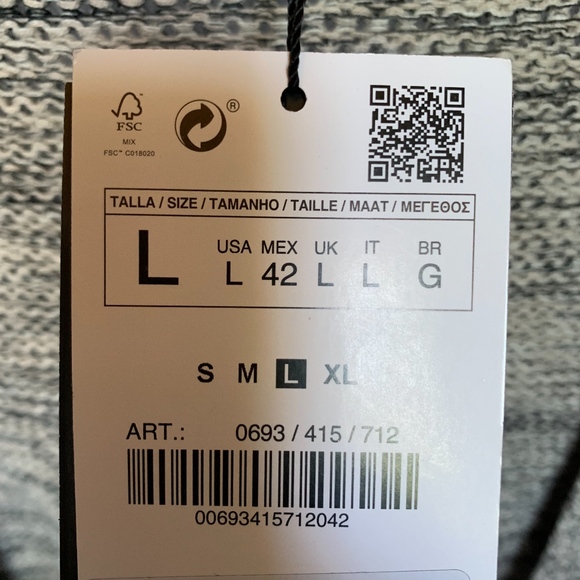 Zara Man Twist Knit Open Cardigan - Picture 7 of 7